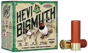 12 gauge HEVI-Bismuth packaging and shotshells