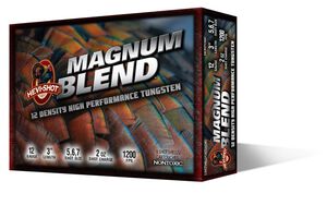 12 gauge Magnum Blend packaging and shotshells